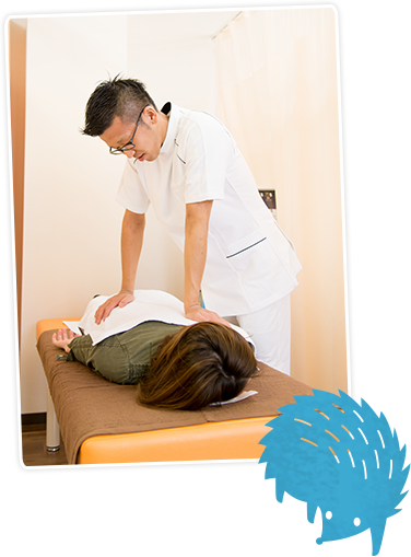 交通事故後の治療写真