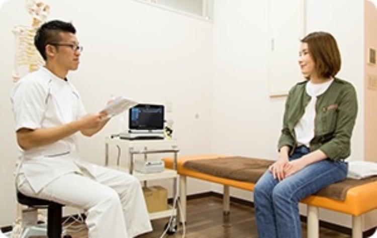 今後の治療計画説明風景