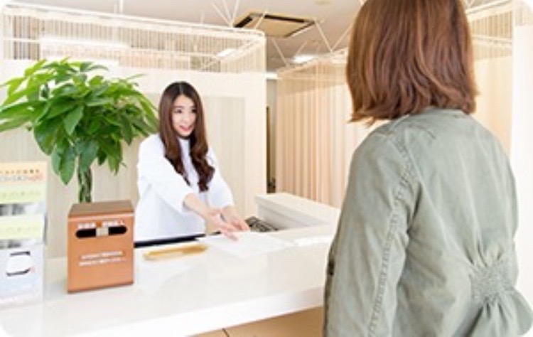 治療終了後の会計風景